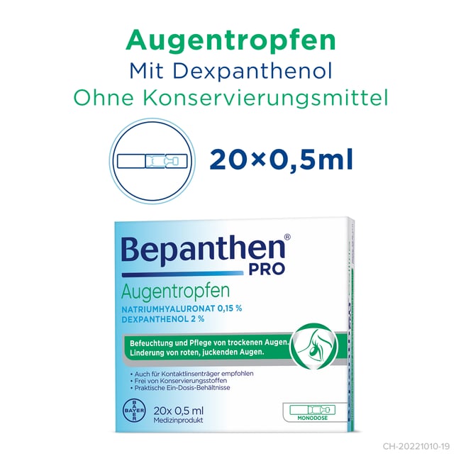 Bepanthen Pro Augentropfen Gtt Opht Monodos Ml Online Bestellen