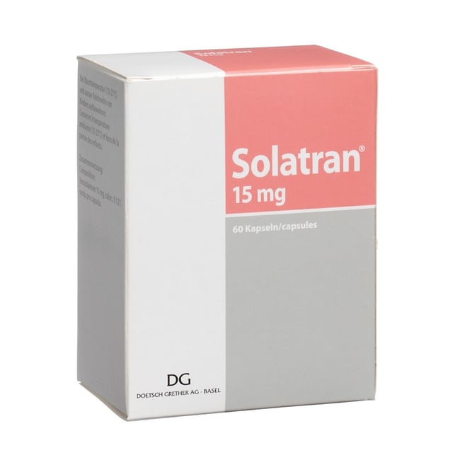 Solatran Caps 15 Mg Blist 60 Pce Commander En Ligne