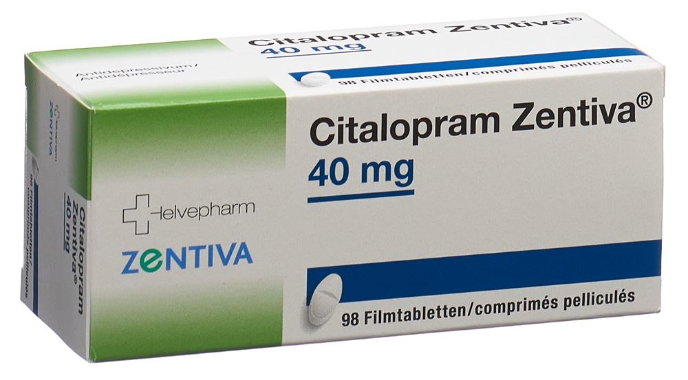 CITALOPRAM Zentiva Filmtabl 40 Mg Blist 98 Stk Online Bestellen