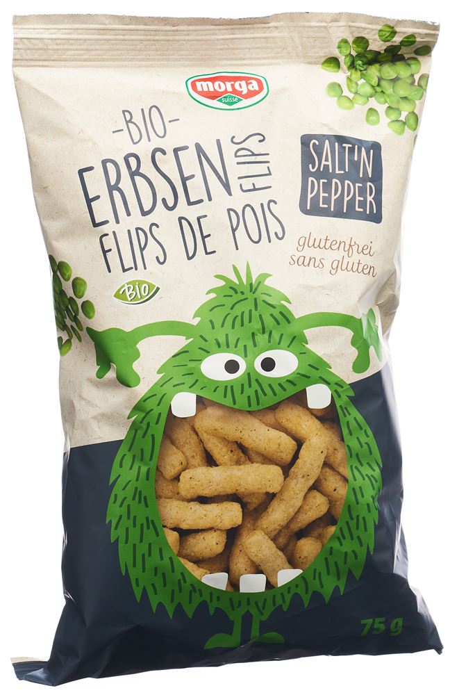 MORGA Erbsen Flips Mit Salz Pfeffer Bio Glutenfrei 75 G Online