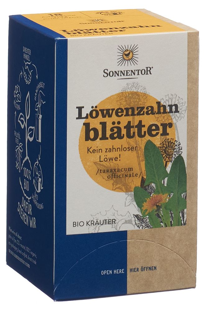 SONNENTOR Löwenzahnblätter Tee Tees BIO Btl 18 Stk Online bestellen