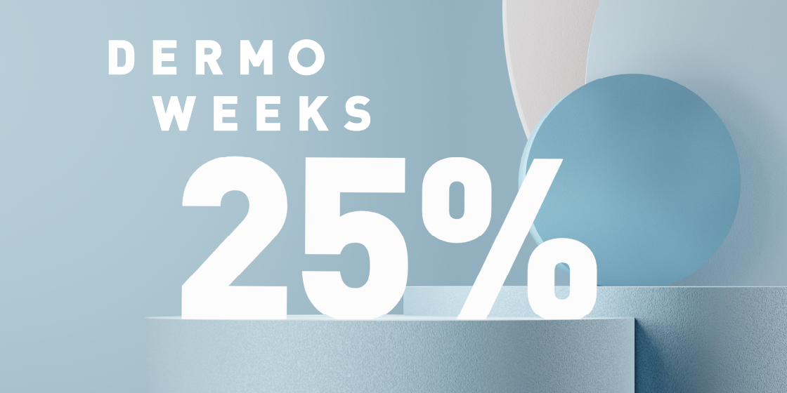 Dermo Weeks –  25% dès 2 produits de soins du visage, sur une sélection de marques.