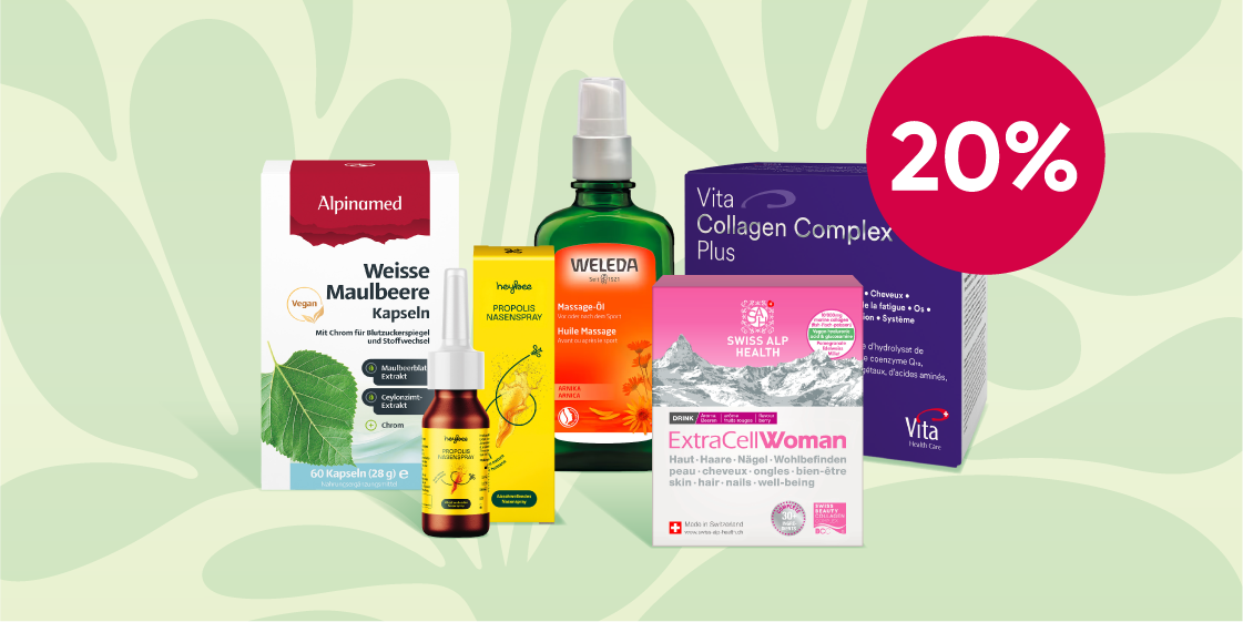 Natürlich durch den April | 20 % für Ihr Wohlbefinden | Amavita