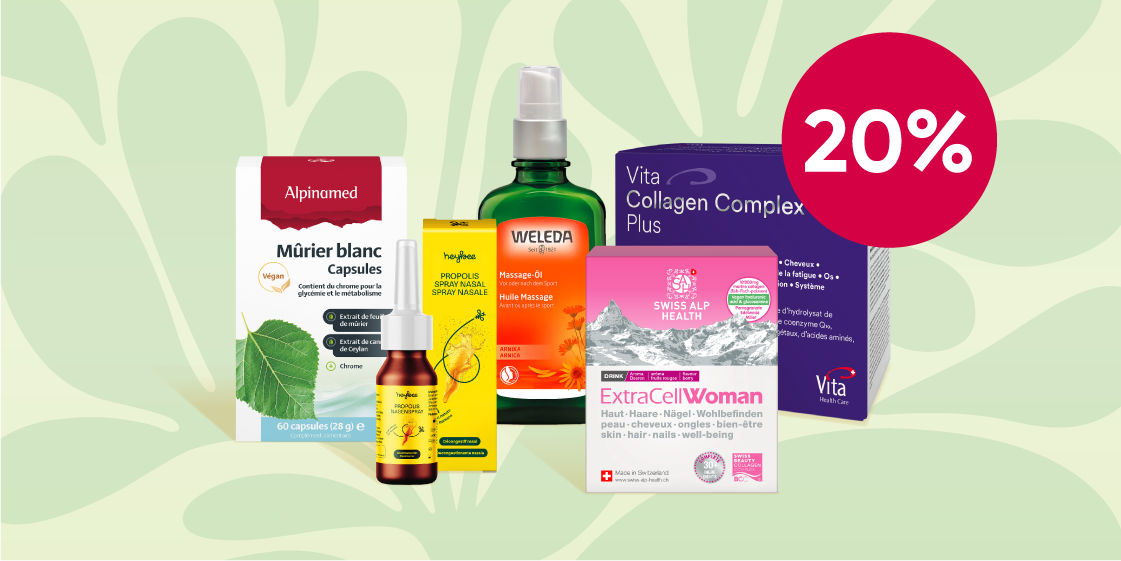 Naturalmente ad aprile | 20 % di sconto per il vostro benessere | Amavita