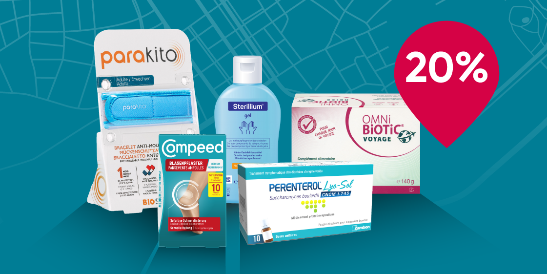 20% di sconto su prodotti per le vacanze | boutique online Amavita