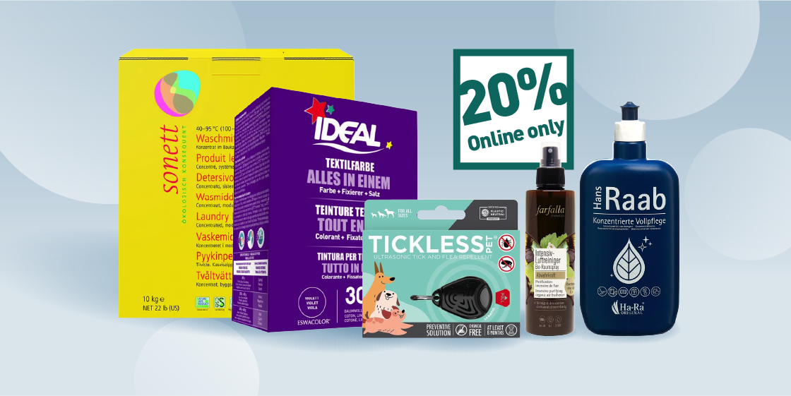 20% auf Haushalt & Reinigung | Amavita