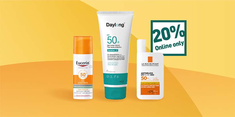 20% auf Sonnenpflege bei Amavita