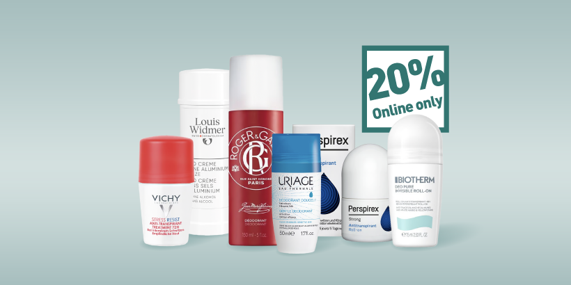Hit de la semaine déodorants | 20% chez Amavita