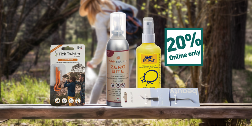 20% sur la protection anti-tiques chez Amavita