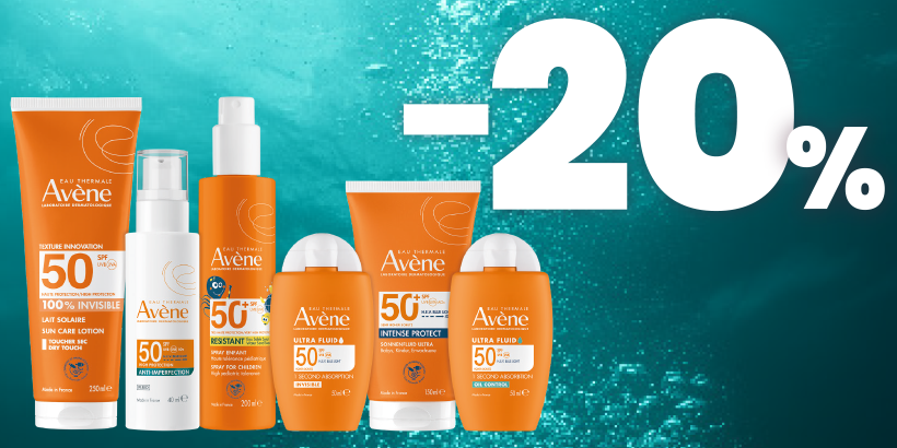 20% auf Avène Sonnenpflege 