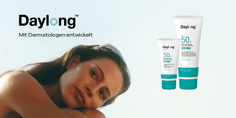 Daylong™ Sonnenschutz bei Amavita | Dermatologisch getestet & hautfreundlich
