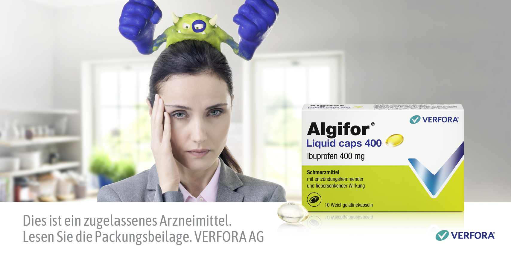 Algifor® Liquid caps 400 | Amavita Apotheke