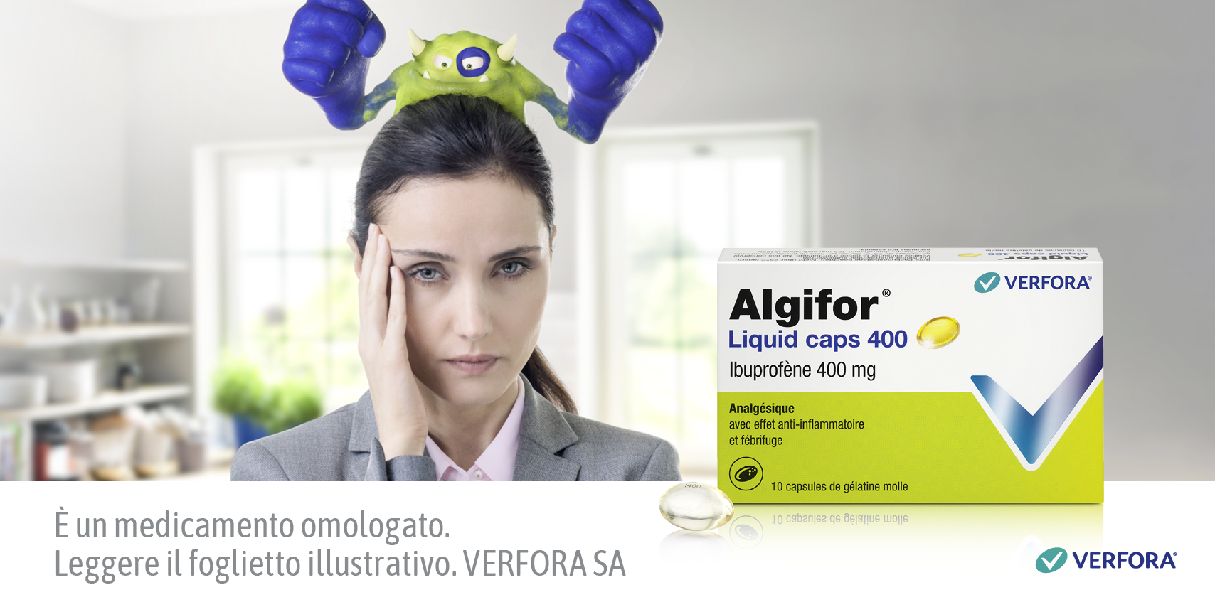 Algifor® Liquid caps 400 | Farmacia Amavita