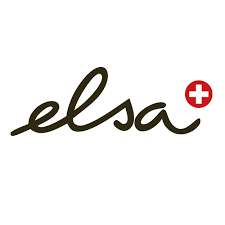 ELSA Logo – Schweizer Marke für ergonomische Kissen und Schlafprodukte zur Unterstützung von Nacken und Rücken