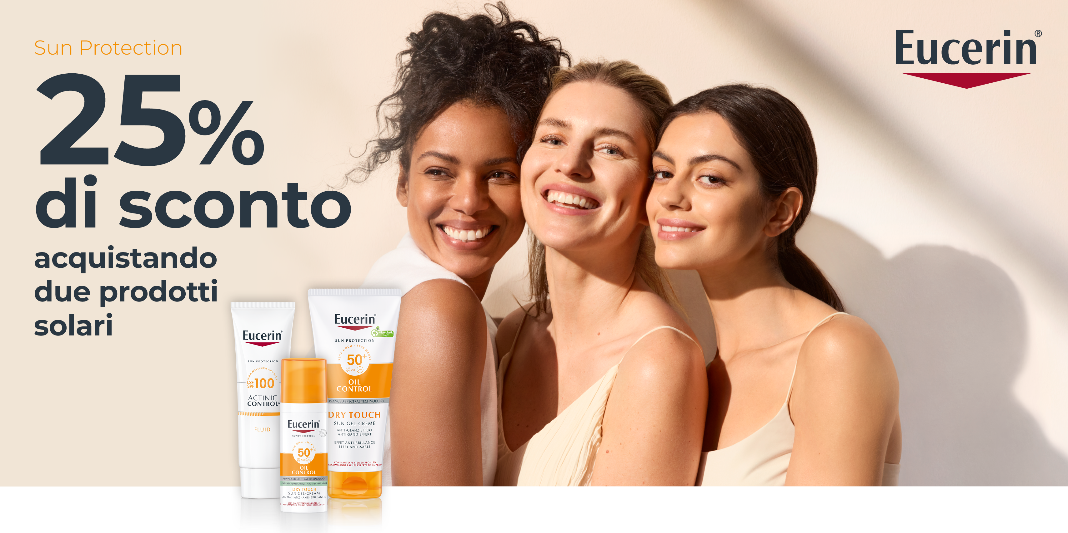 Eucerin – Protezione solare altamente efficace per ogni esigenza della pelle 