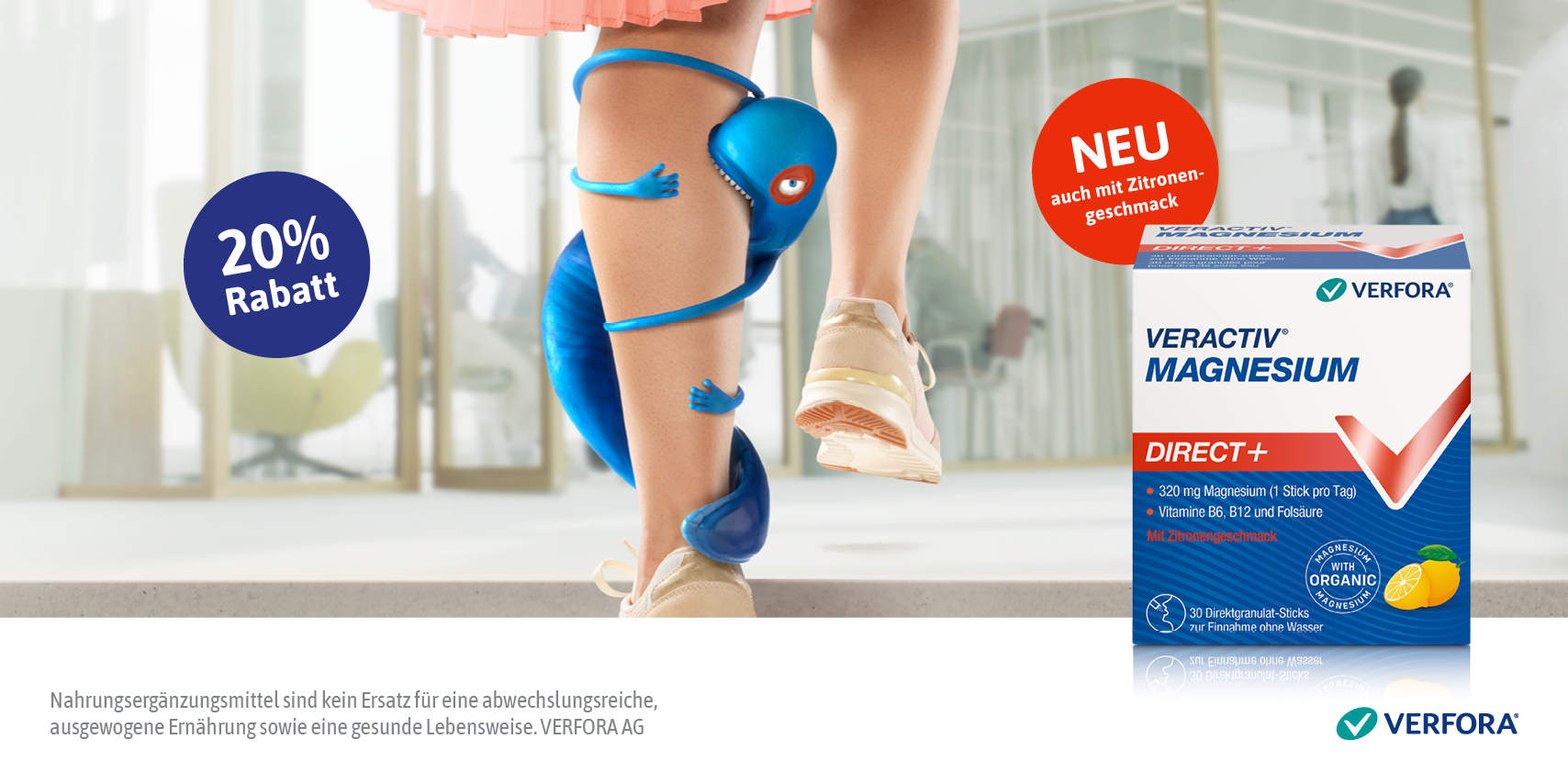 20% auf alle Veractiv® Magnesium | Amavita