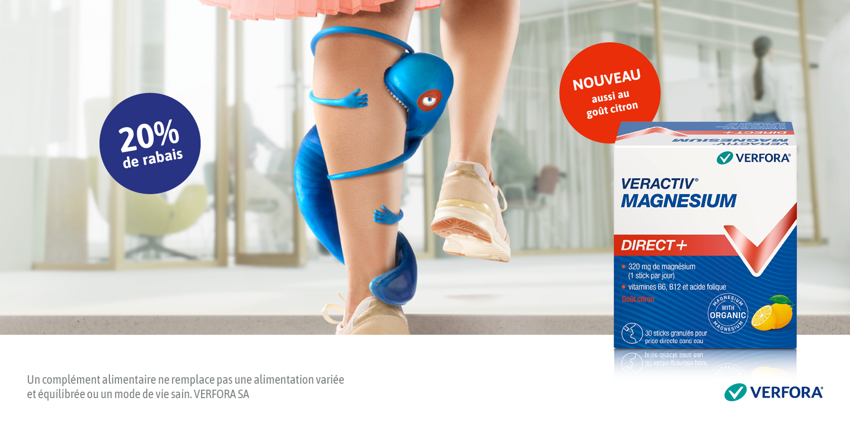 20% sur tous les produits Veractiv® Magnésium | Amavita