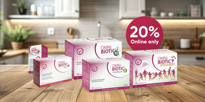Omni-Biotic Produkte mit 20% Rabatt exklusiv im Amavita Onlineshop