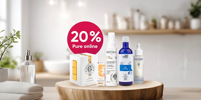 Selezione di marchi di cosmetica naturale con il 20% di sconto esclusivamente nel negozio online Amavita