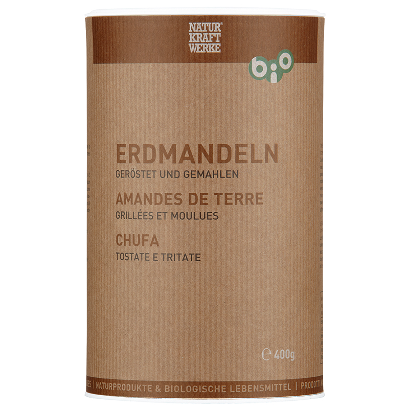 Amandes de terre torréfiées et moulues