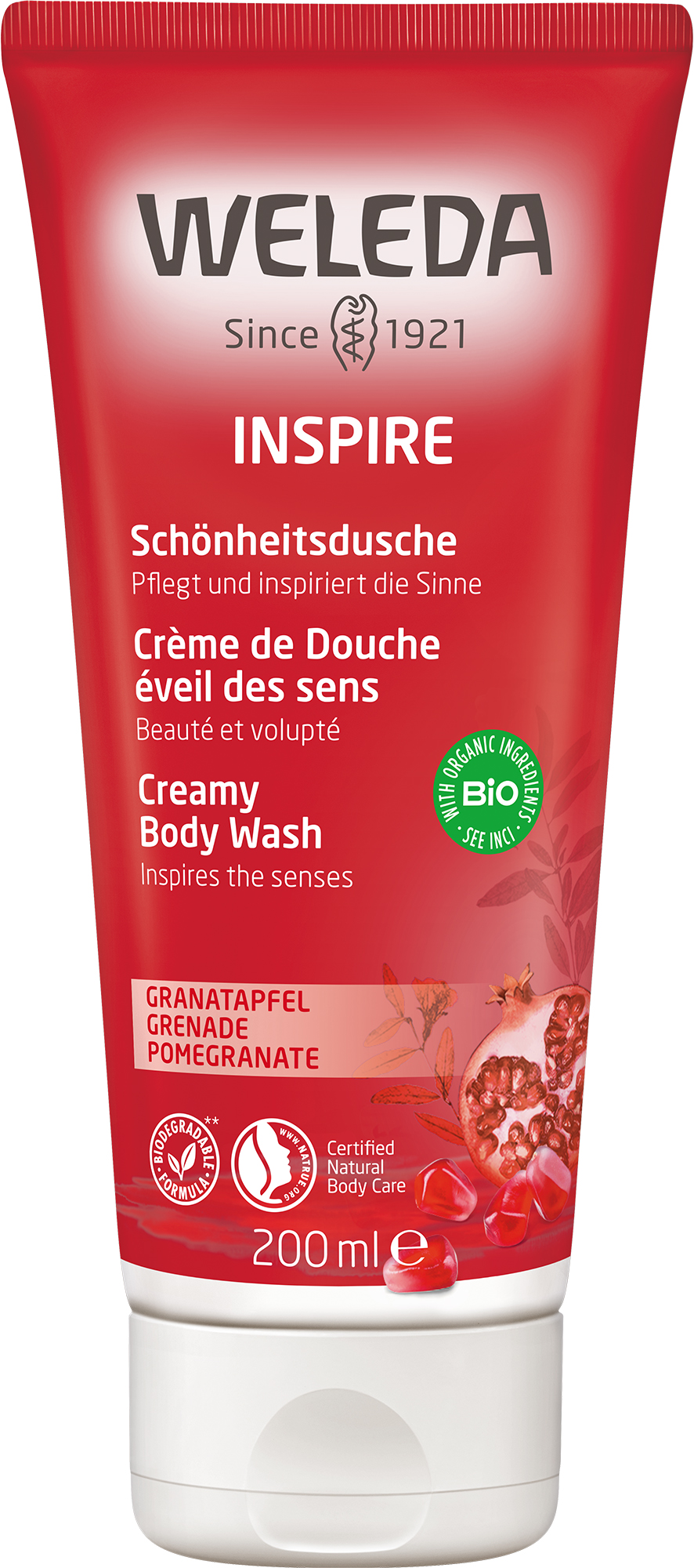 crème de douche éveil des sens