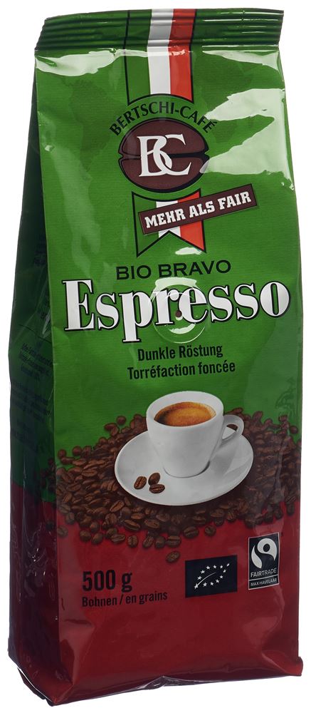 Bio Bravo café en grains espresso