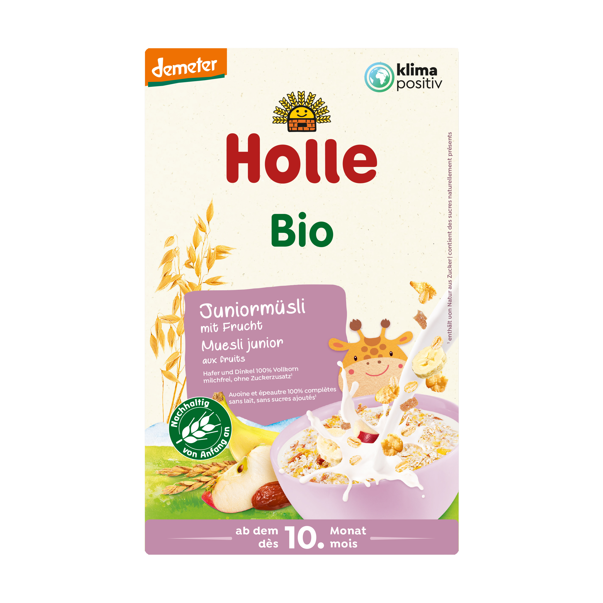 Bio-Muesli Juniors aux 3 céréales