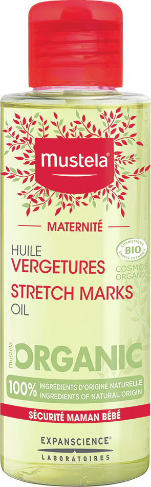 Maternité huile vergetures