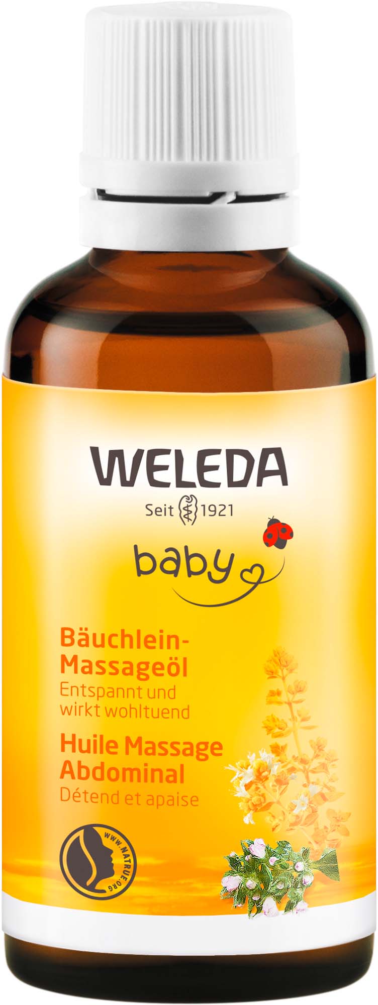 BABY huile massage abdominal