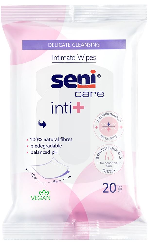 Care lingettes humides inti+