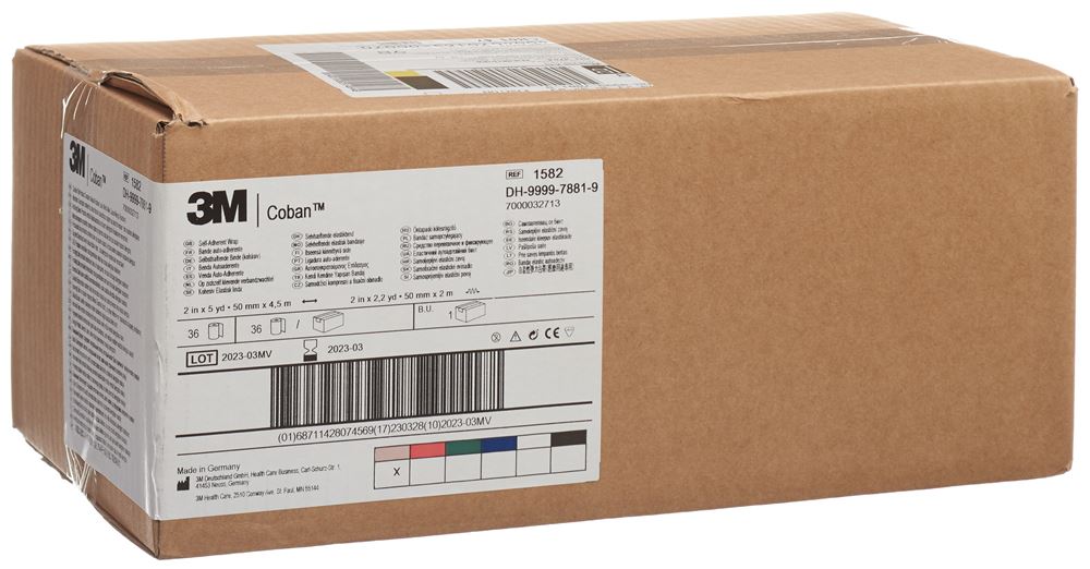 3M Coban Elastische Binde selbsthaftend 5.1cmx4.57m hautfarben 36 Stk