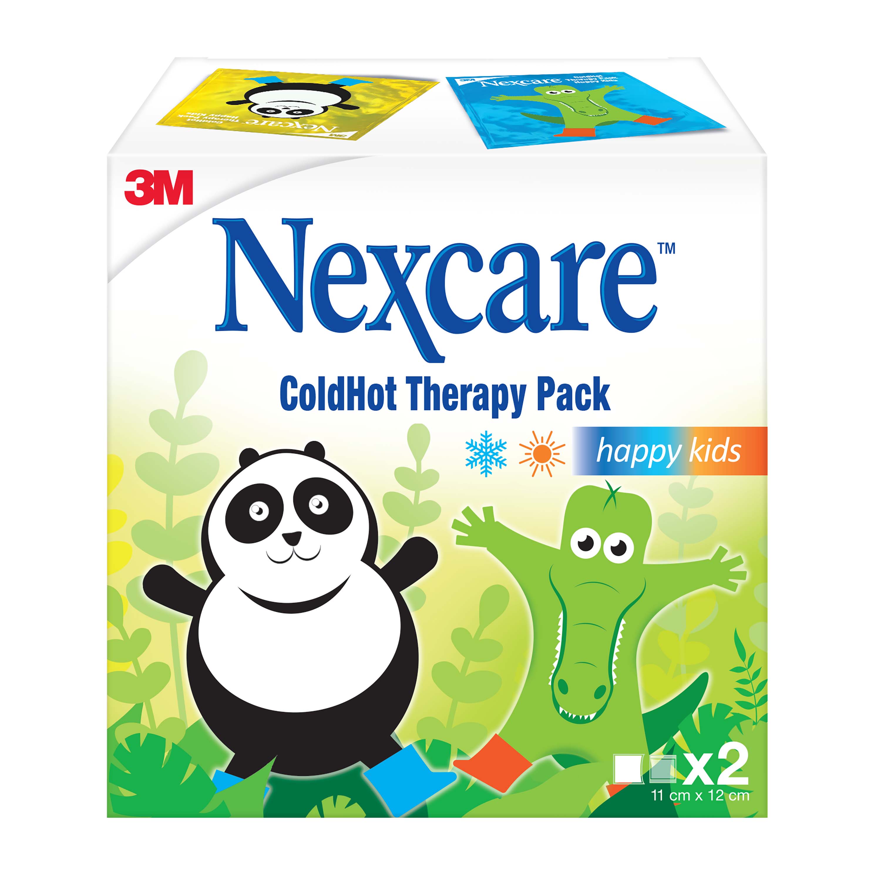 3M Nexcare ColdHot Therapy Pack 12x11cm Happy Kids 2 Stk