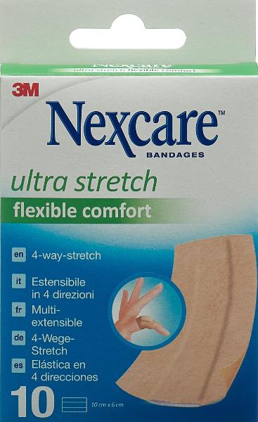 3M Nexcare Pflaster Ultra Stretch Bands 6x10cm Flexible Comfort 10 Stk
