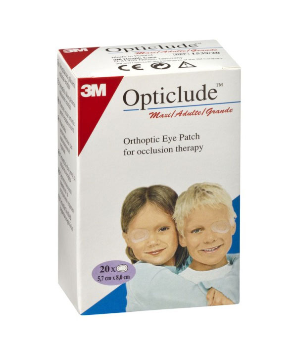 3M Opticlude Maxi Augenverband 8×5.7cm 20 Stk