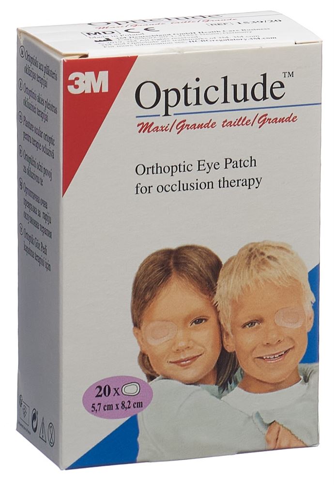3M Opticlude Maxi Augenverband 8x5.7cm 20 Stk