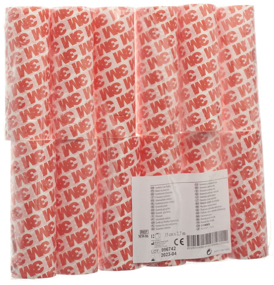 3M Polsterwatte 15cmx2.7m Rolle 12 Stk