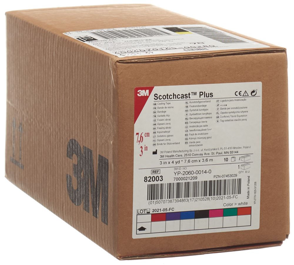 3M Scotchcast Plus 7.5cmx3.65m weiss 10 Stk