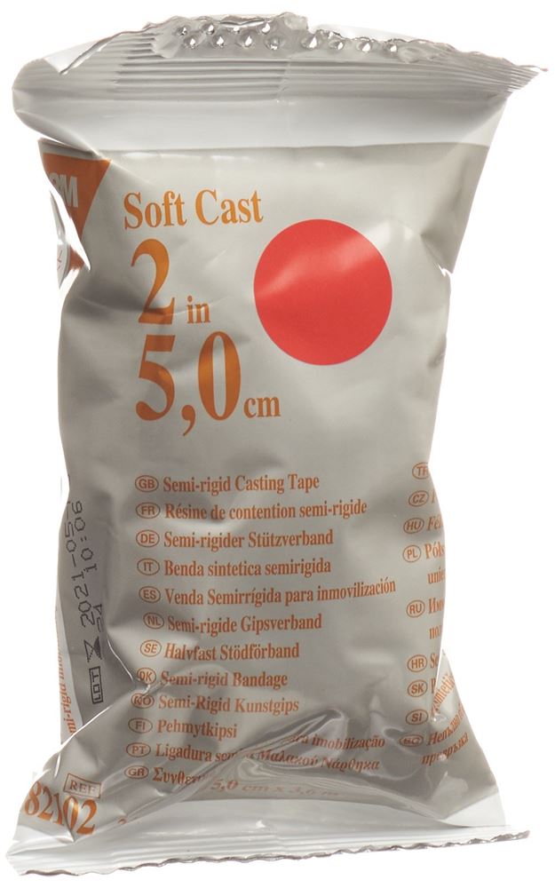 3M Scotchcast Softcast 5cmx3.65m rot