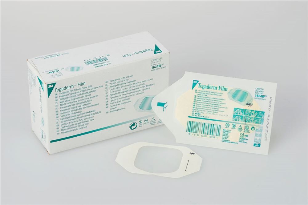 3M Tegaderm Film Transparentverband 6x7cm 100 Stk