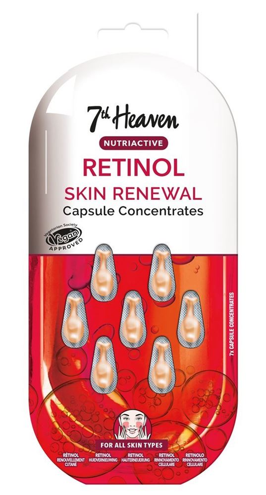7th Heaven Capsule Concentrates Nutriactive Retinol Skin Renewal 7 Stk