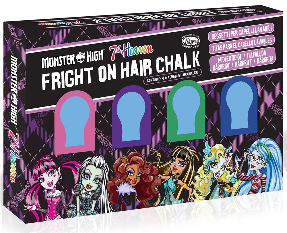 7th Heaven Hair Chalks Monster High 4 Stk