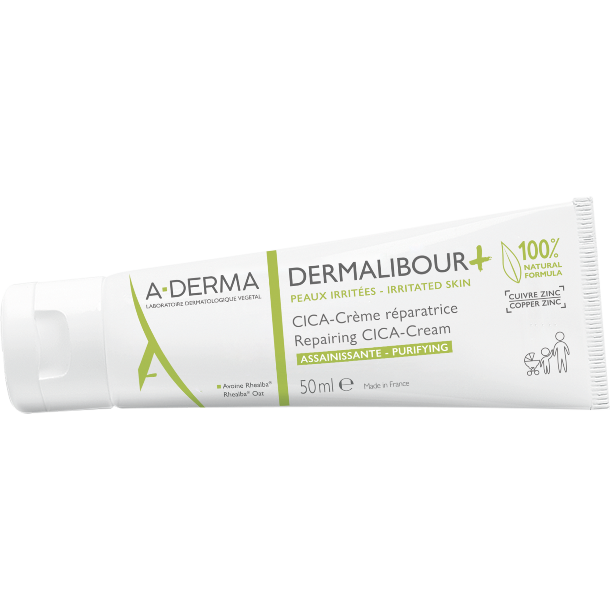 A-Derma Dermalibour+ Reparierende CICA-Creme Tb 50 ml