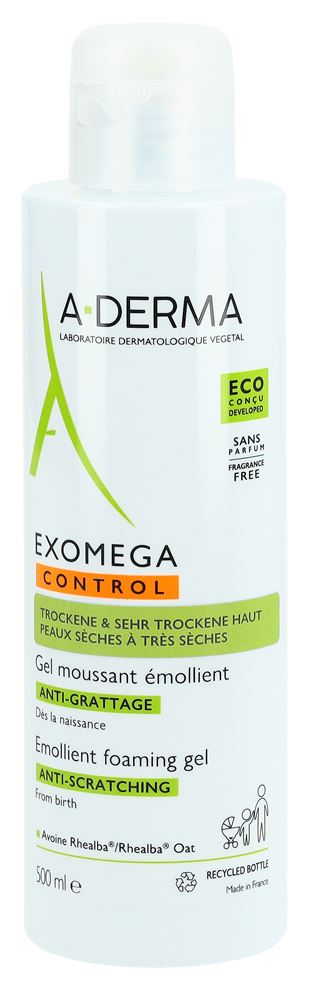 A-Derma Exomega Control Reinigungsgel Fl 500 ml