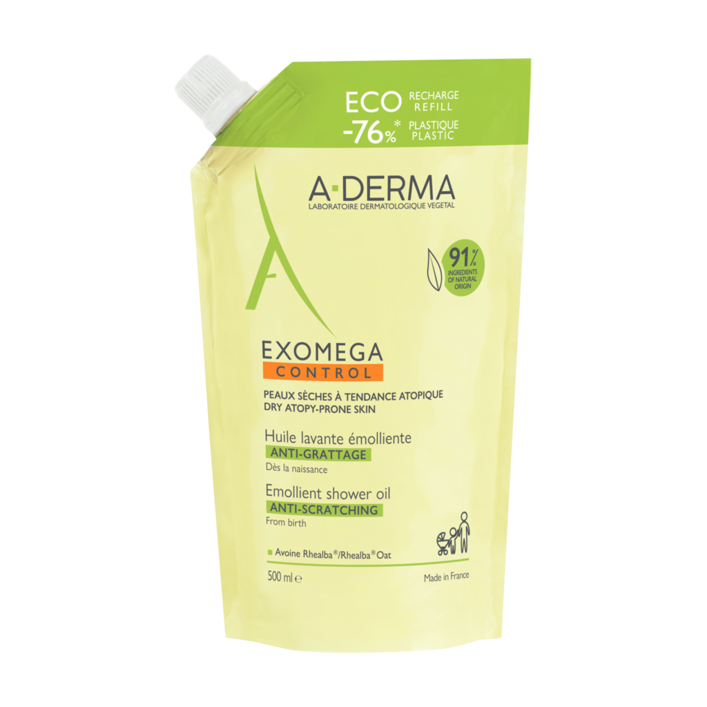 A-Derma Exomega Control Reinigungsöl Refill Fl 500 ml