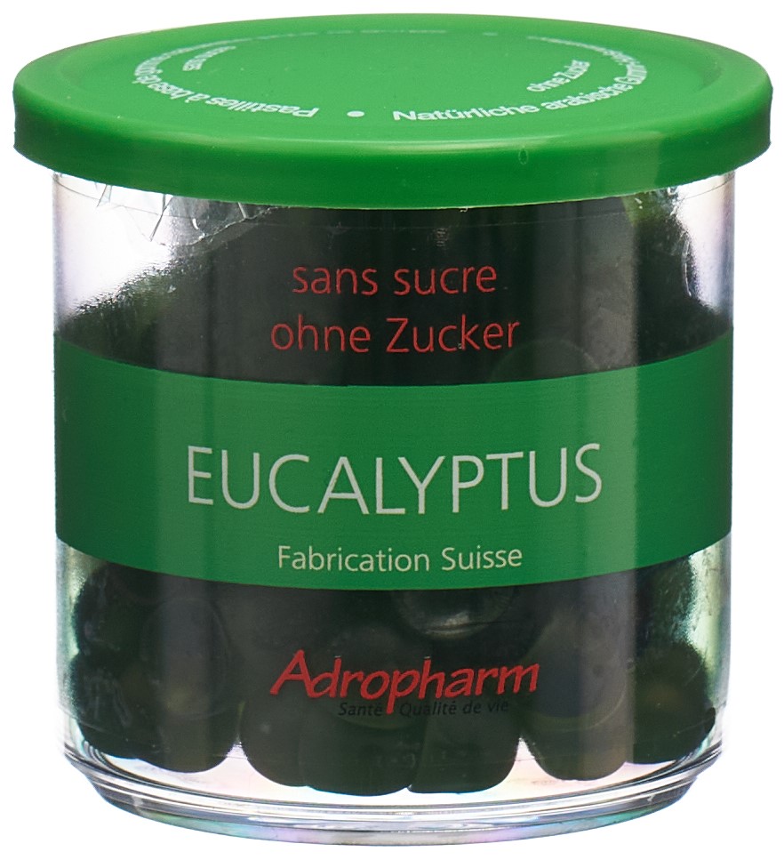 Adropharm Eukalyptus ohne Zucker reizlindernde Pastillen 140 g