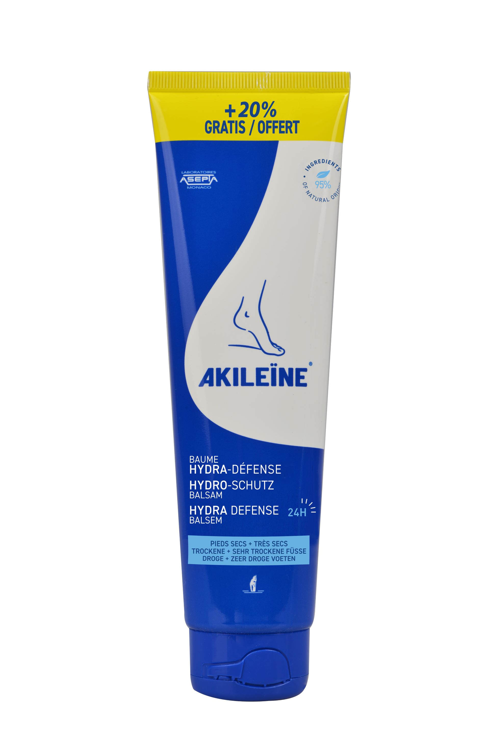 Akileine Blau Hydro-Schutz Balsam +20% Gratis Tb 150 ml