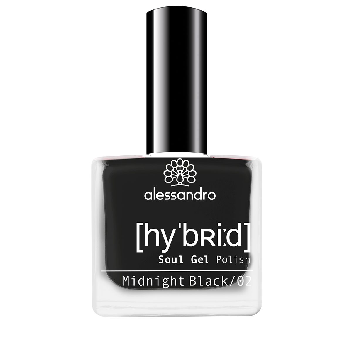 Alessandro International Hybrid Soul Gel Polish Midn.Black