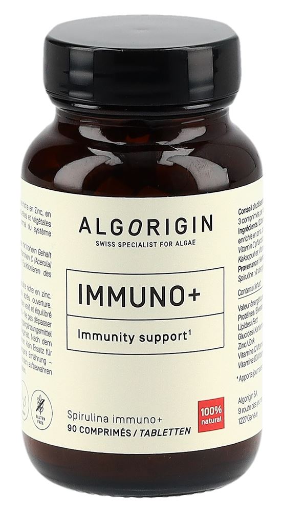 Algorigin Spirulina Immuno+ Tabl Glasfl 90 Stk