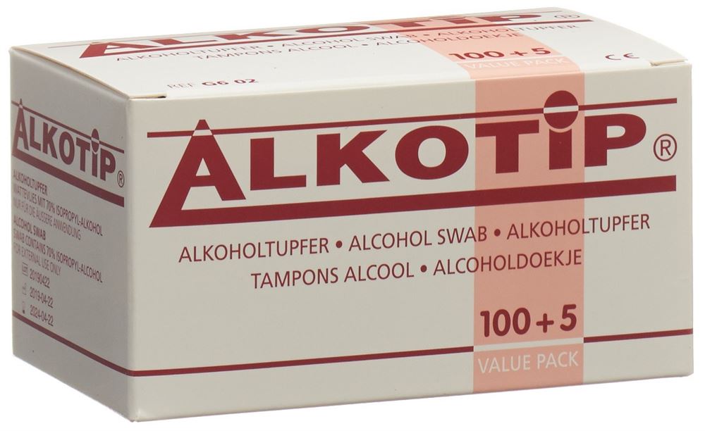 Alkotip Alkoholtupfer unsteril 105 Stk