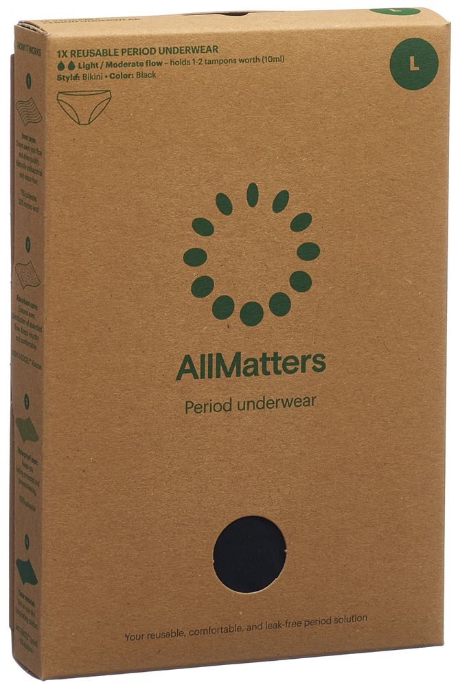 AllMatters Periodenunterwäsche Slip L light/moderate